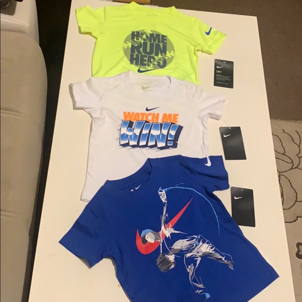 Nike Boys Shirts Size 2T Bundle, Brand New. May sell individually please ask .